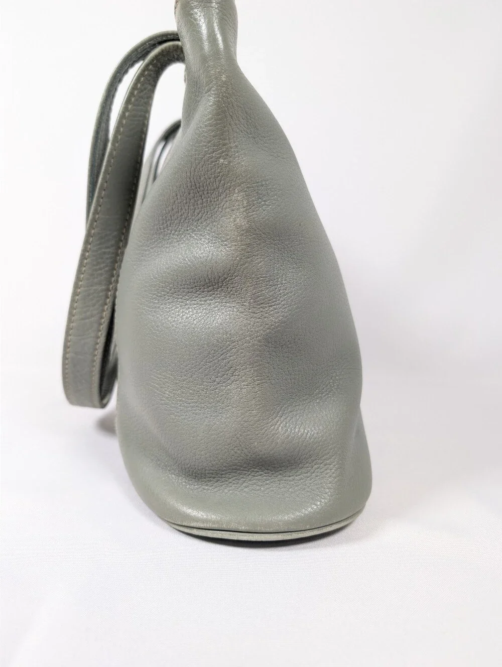 Coach Vintage Sonoma 4915 Tote Bag Sage Green Pebbled Leather Womens